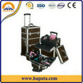 Large Professional Aluminum Cosmetic Trolley Makeup Case Hb-3306